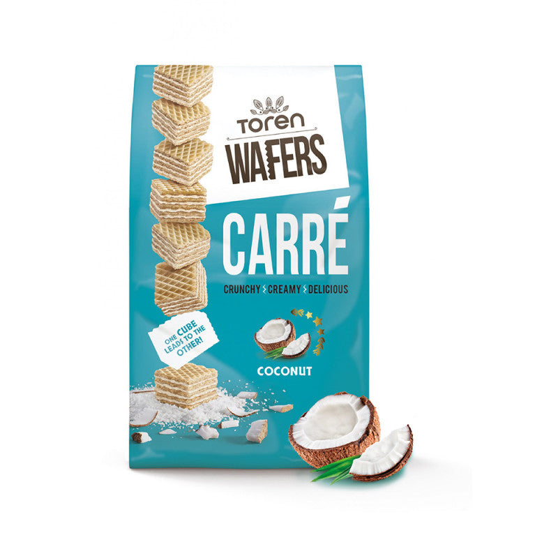 Toren – Wafers Carrés à la Noix de coco – 125 g