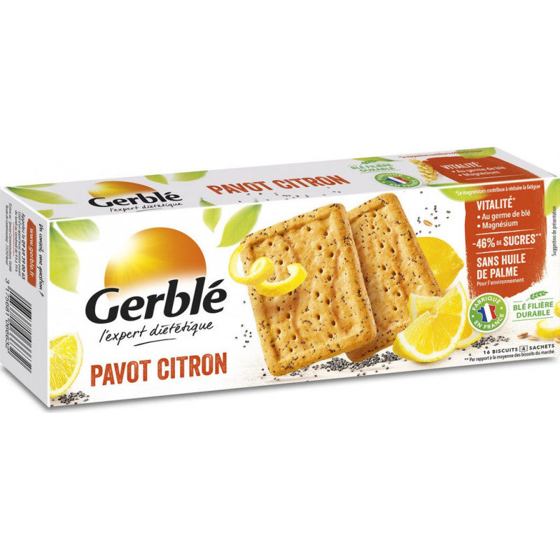 Gerblé Biscuits Pavot Citron 200g