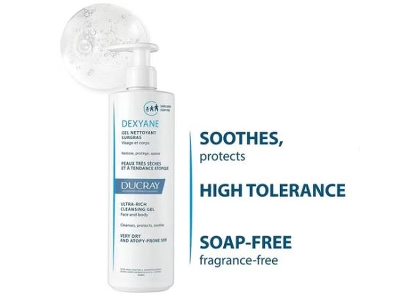 DUCRAY - Dexyane Gel nettoyant Peaux Grasses - 400 ml