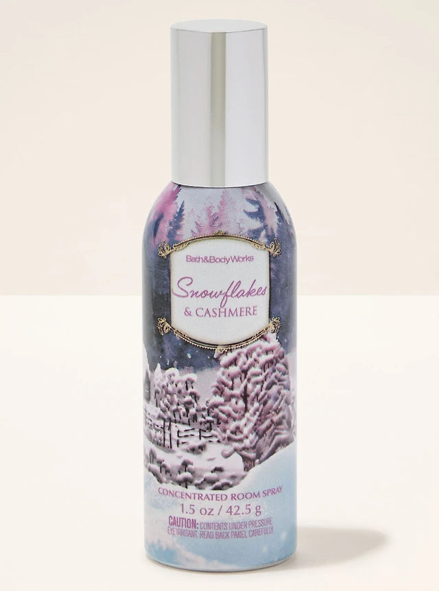 Bath & Body Works – Spray d’Ambiance Concentré Flocons de Neige & Cachemire - 42,5 g