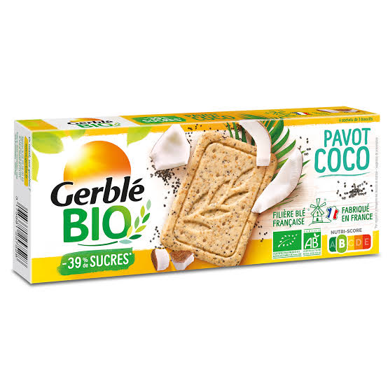Gerblé – Sablés Pavot & Coco – 132 g