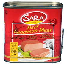 Sara beef luncheon meat 340g