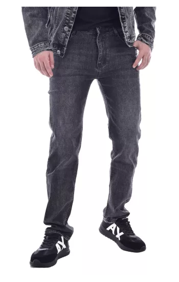 GIANI - Jeans couleur noir pour homme