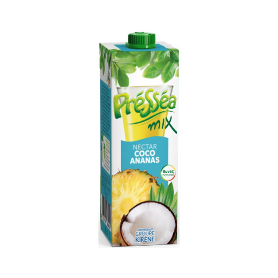 Présséa brique de jus saveur Coco-Ananas 1L