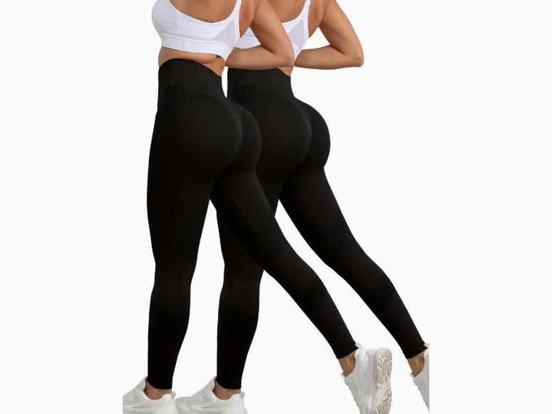 Legging Yoga Femme Taille Haute – Noir, Ultra Confort