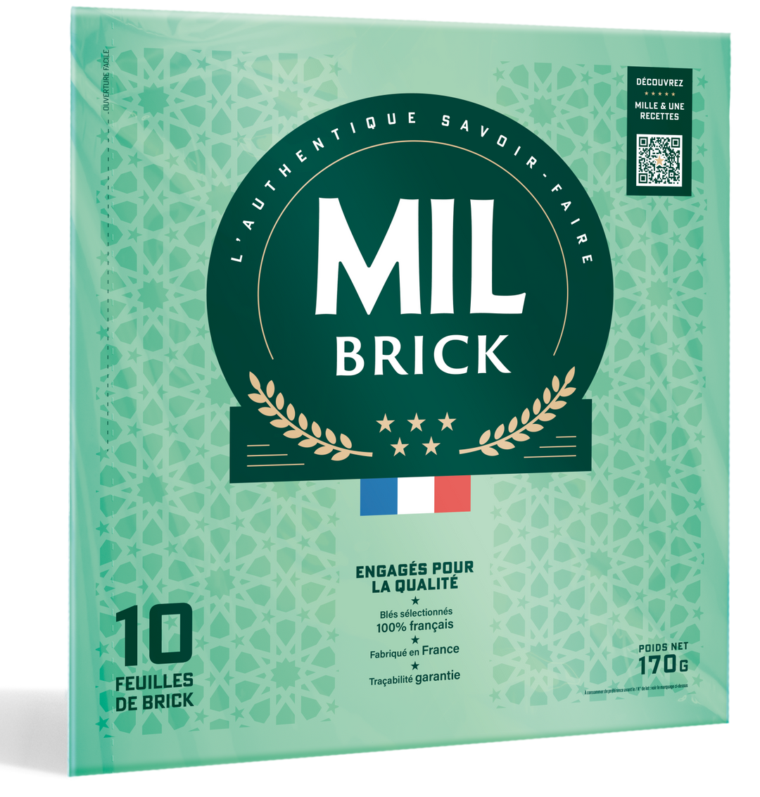 MIL BRICK-Feuille de brick-10 feuilles