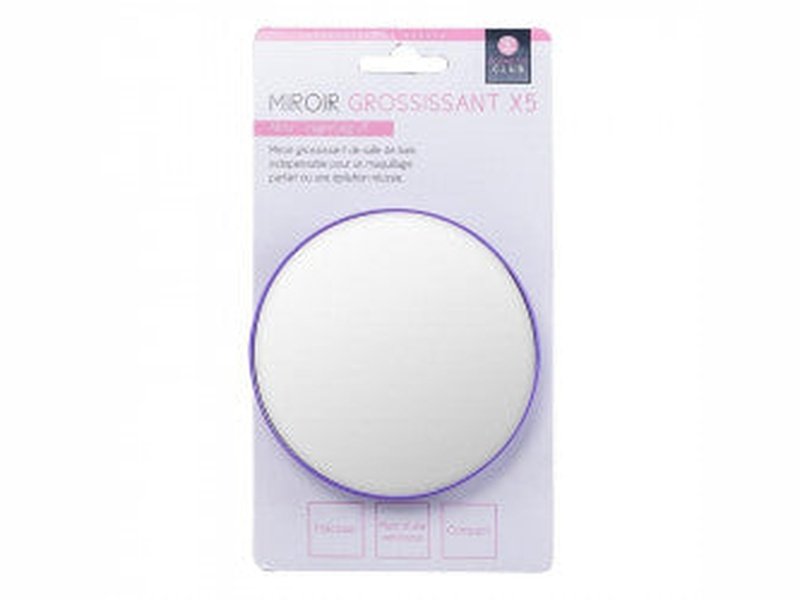 Miroir grossissant 15x et pince à épiler, parfait pour maquillage & épilation