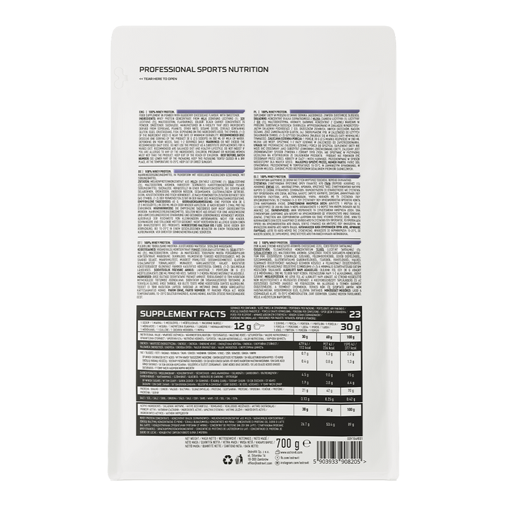 OSTROVIT - Whey Protein Saveur Mirtylles - 700G