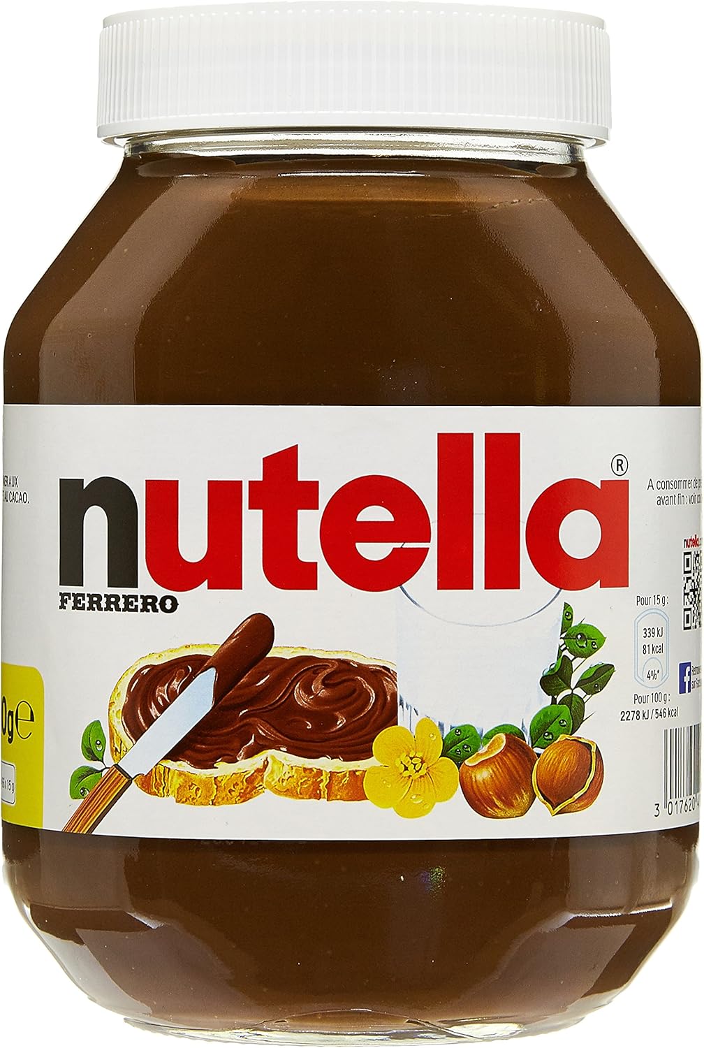 nutella chocolat pate a tartiner 180g pot dakar 