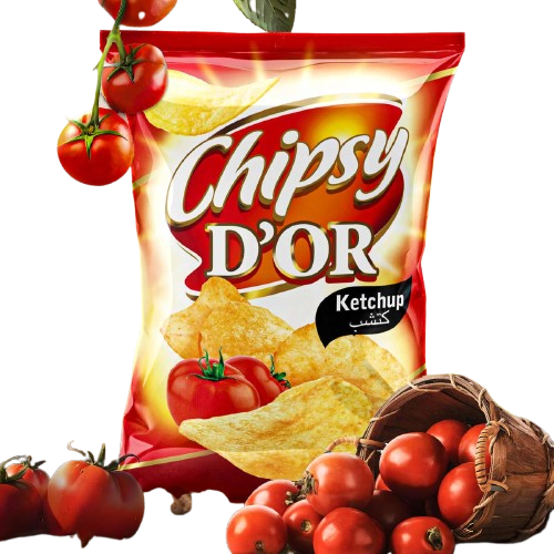 CHIPSY D'OR- Chips saveur Ketchup - 35G