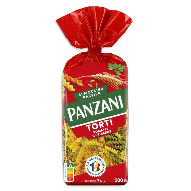 Panzani - Pâtes Torti à la tomate et aux épinards - 500g dakar dialy.sn