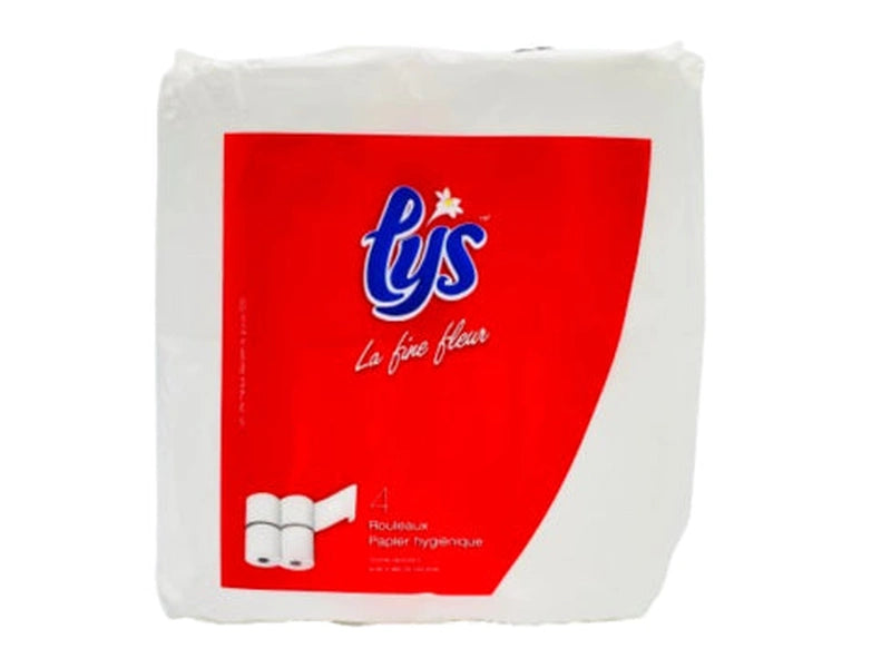 Lys papier toilette, 4 rouleaux