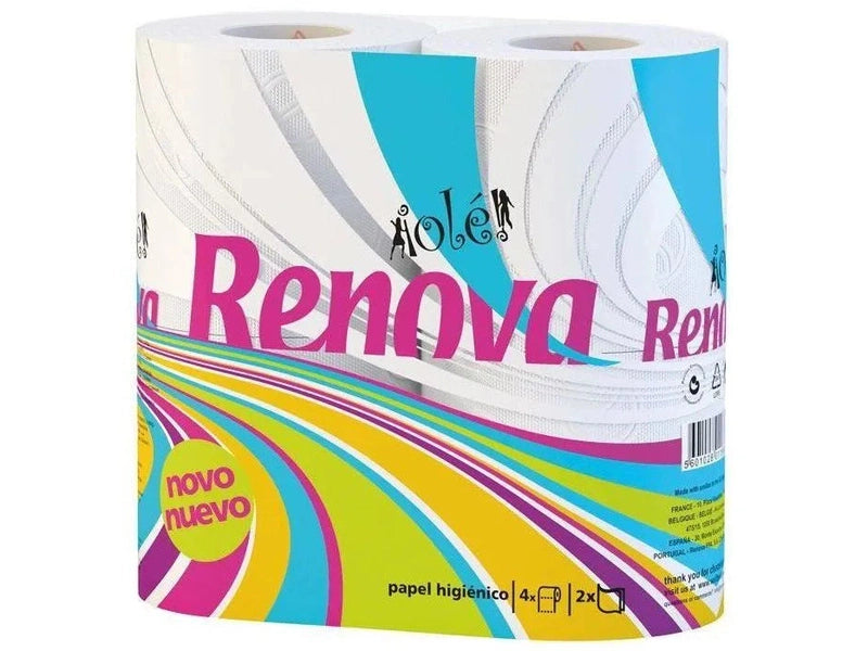 Renova, papier toilette 4 rouleaux