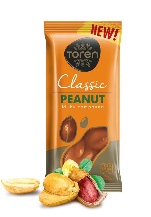 TOREN – Classique au Lait de Cacahuète – 55 g