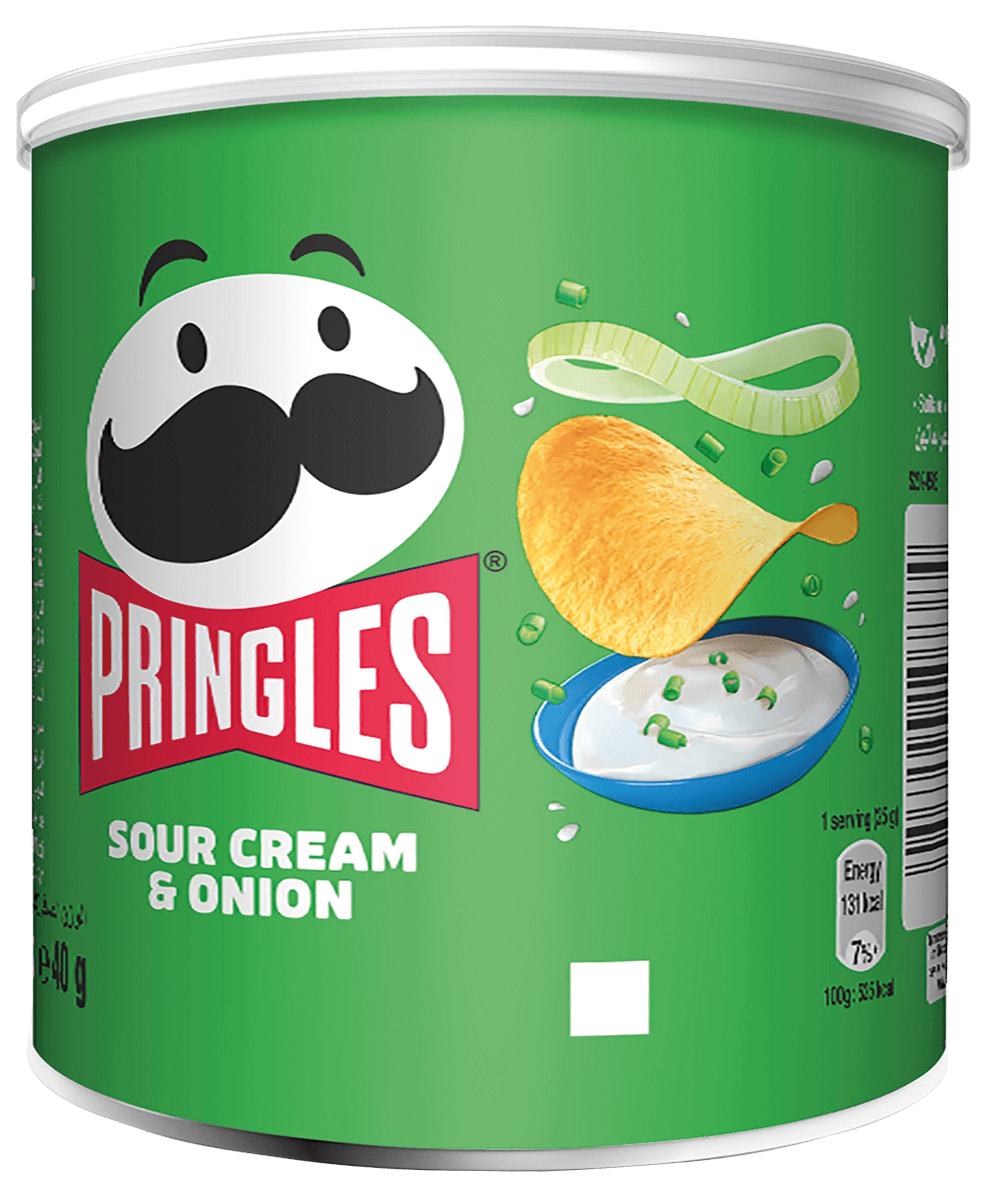 PRINGLES  - Chips saveur crème oignon - 40G