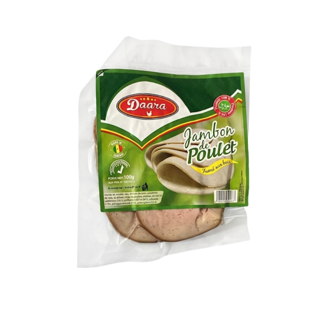 Daara - Jambon de Poulet fumé - 100 g