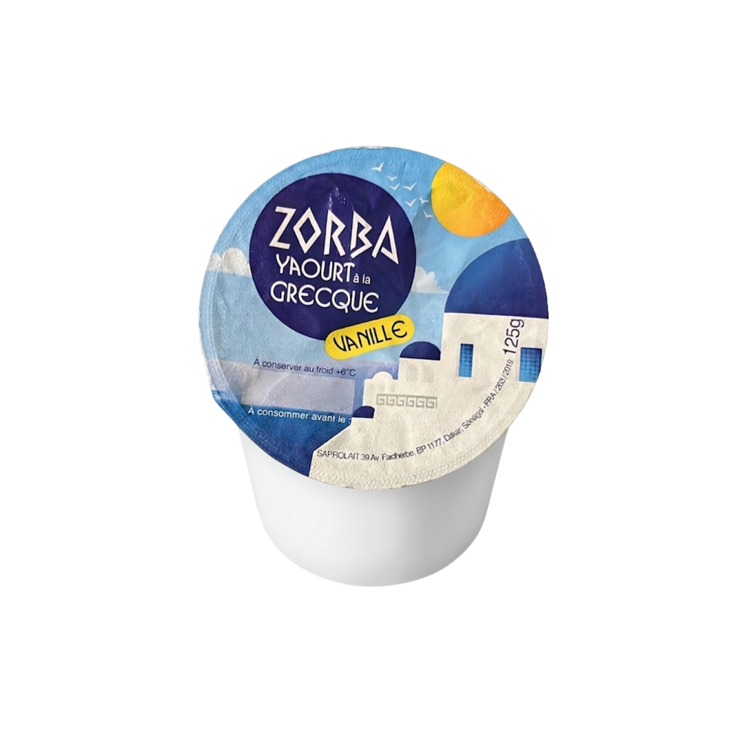 Zorba - Yaourt a la Grecque Vanille - 125 g