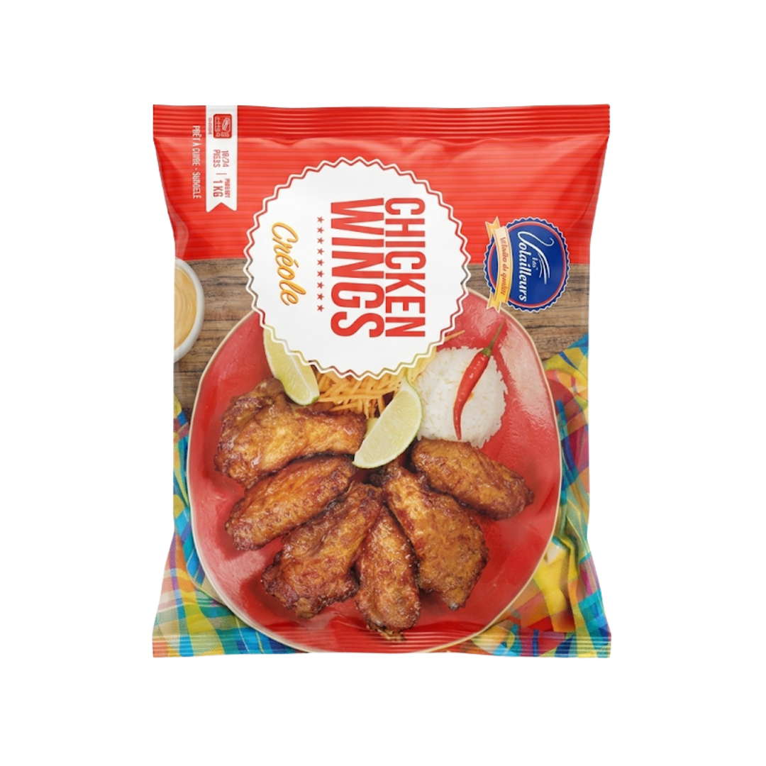 Les Volailleurs – Chicken Wings Créole – 1 kg