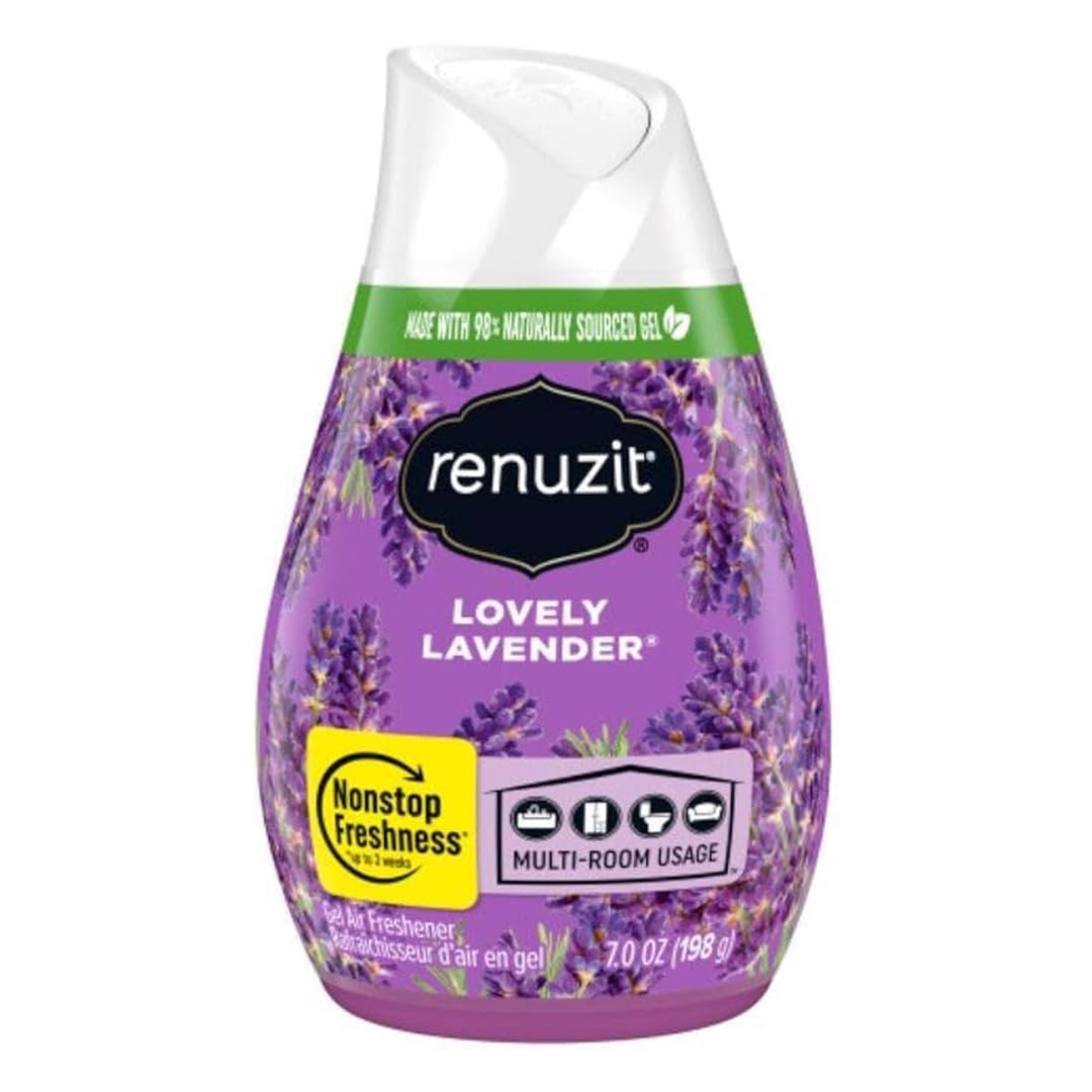 Renuzit – Rafraîchisseur d’Air en Gel Lovely Lavender – 198 g