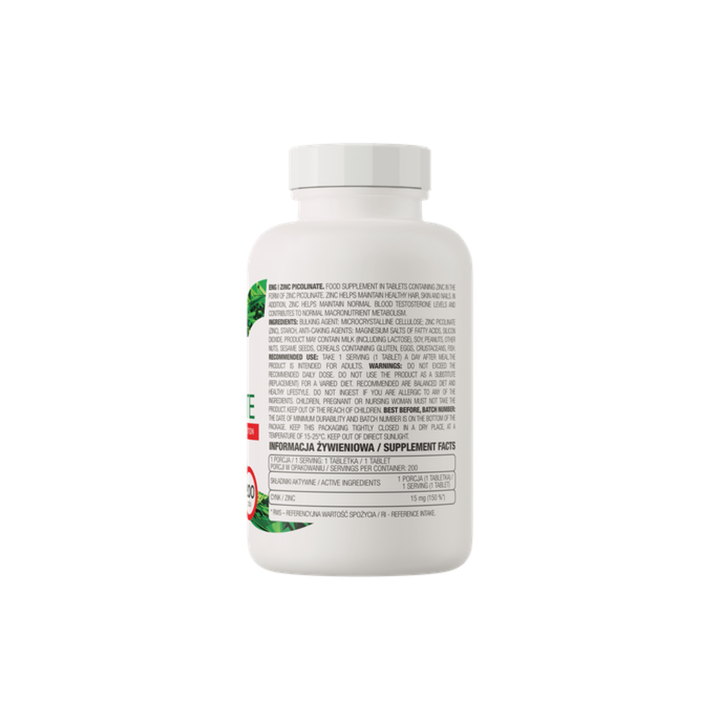 OSTROVIT - Zinc Picolinate - 200 comprimés
