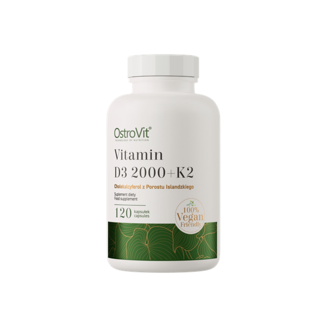 OSTROVIT - Vitamine D3 2000 + K2 VEGE - 120 gélules