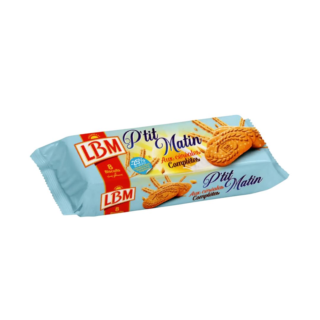 LBM – P’tit Matin – 8 Biscuits aux Céréales Complètes – 115 g