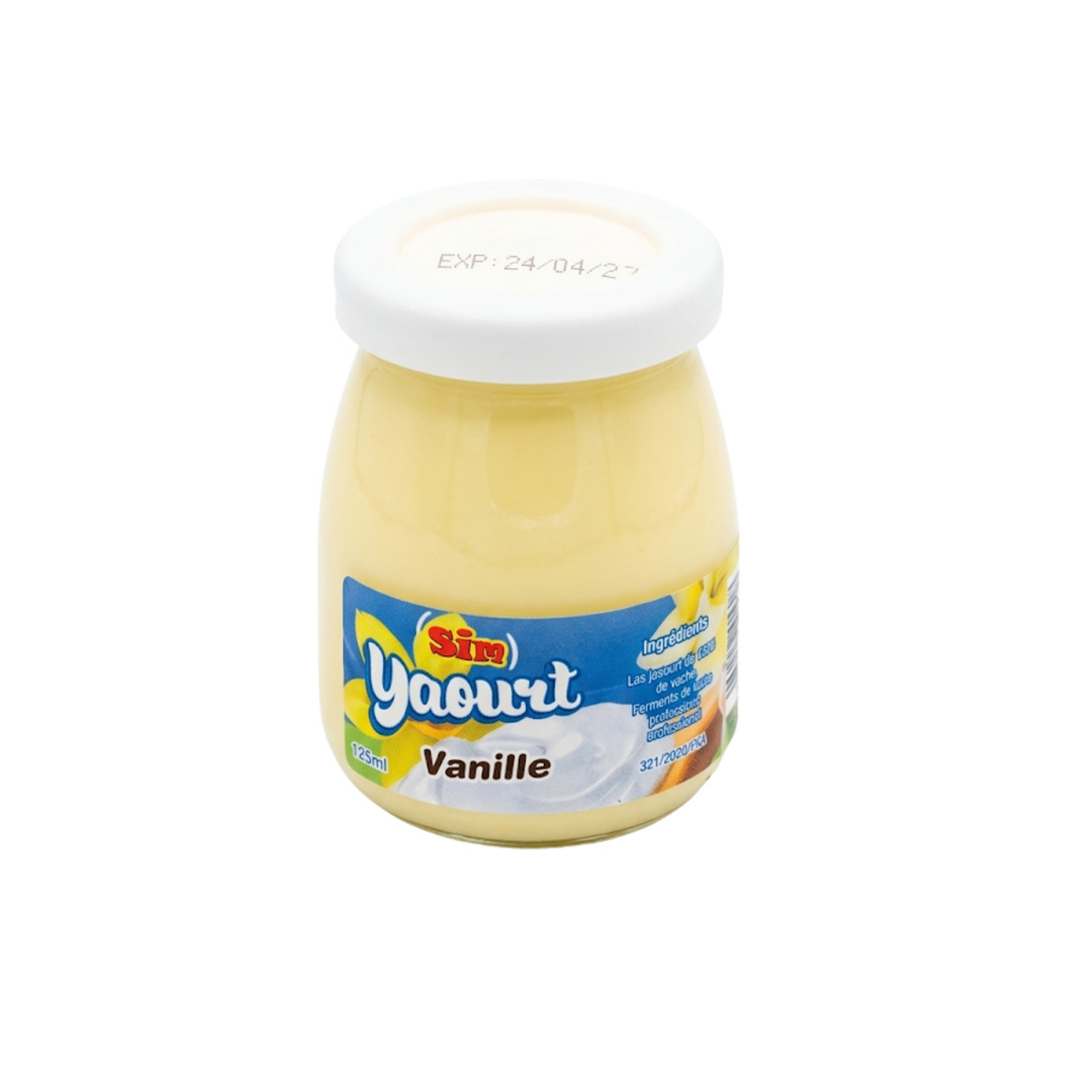 SIM en Bocal – Yaourt Vanille – 125 ml