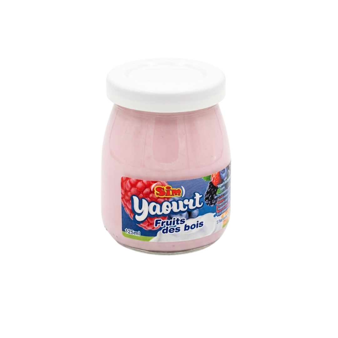 SIM en Bocal – Yaourt Fruits des Bois – 125 ml