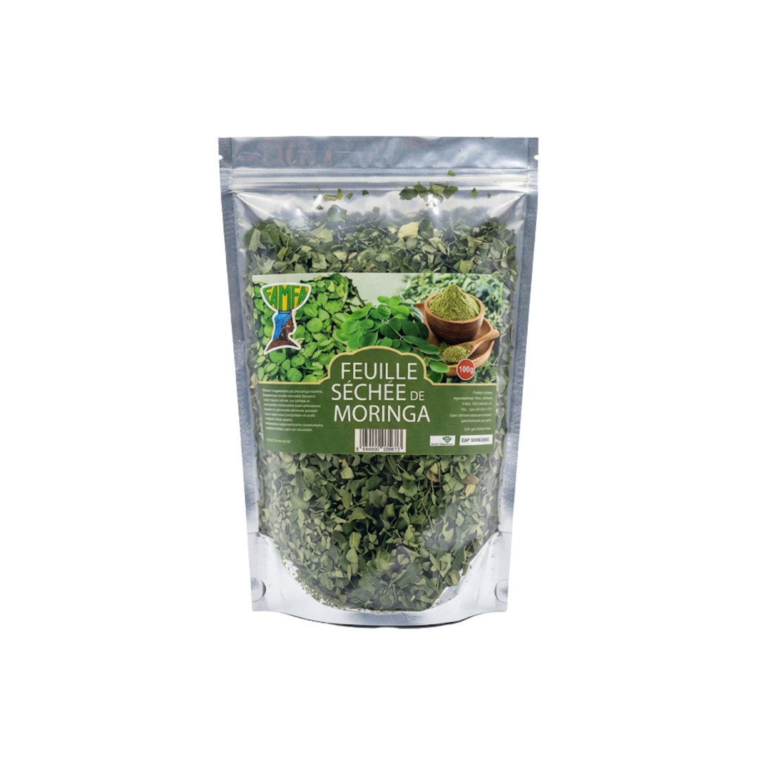 Famfa - Feuille  séchée de Moringa - 100 g