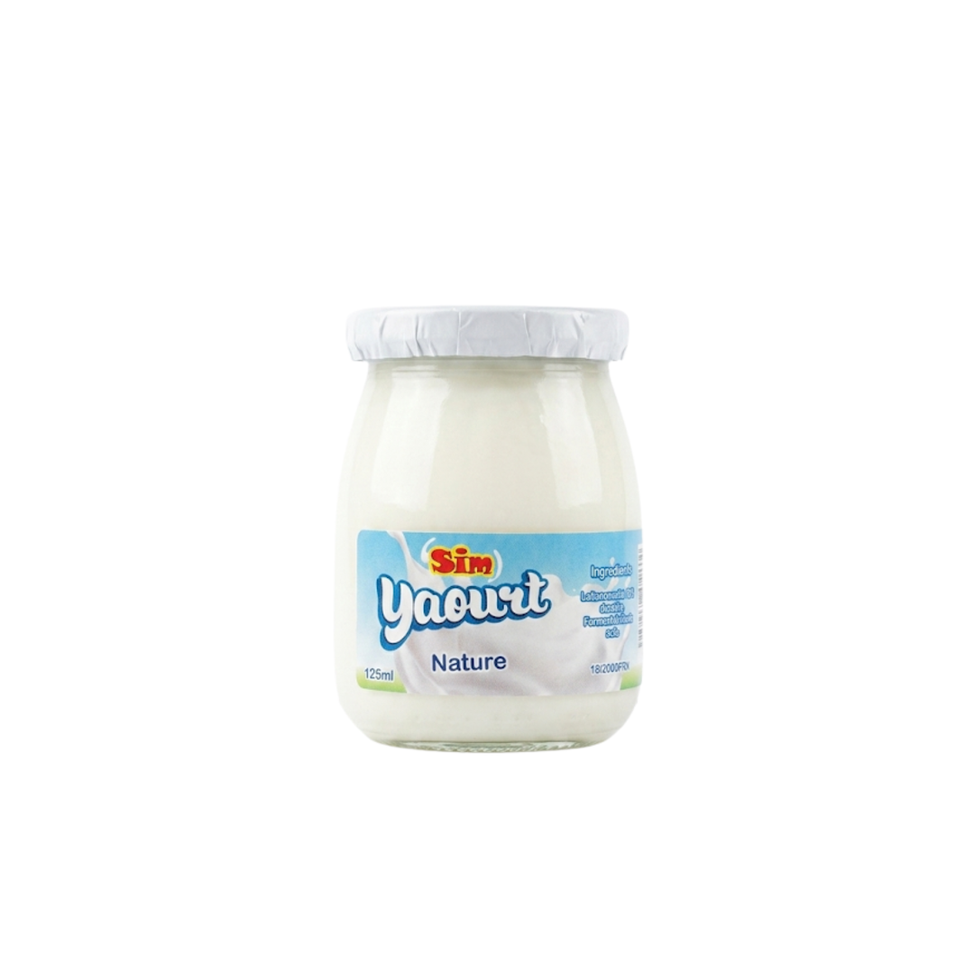 SIM en Bocal – Yaourt Nature  – 125 ml