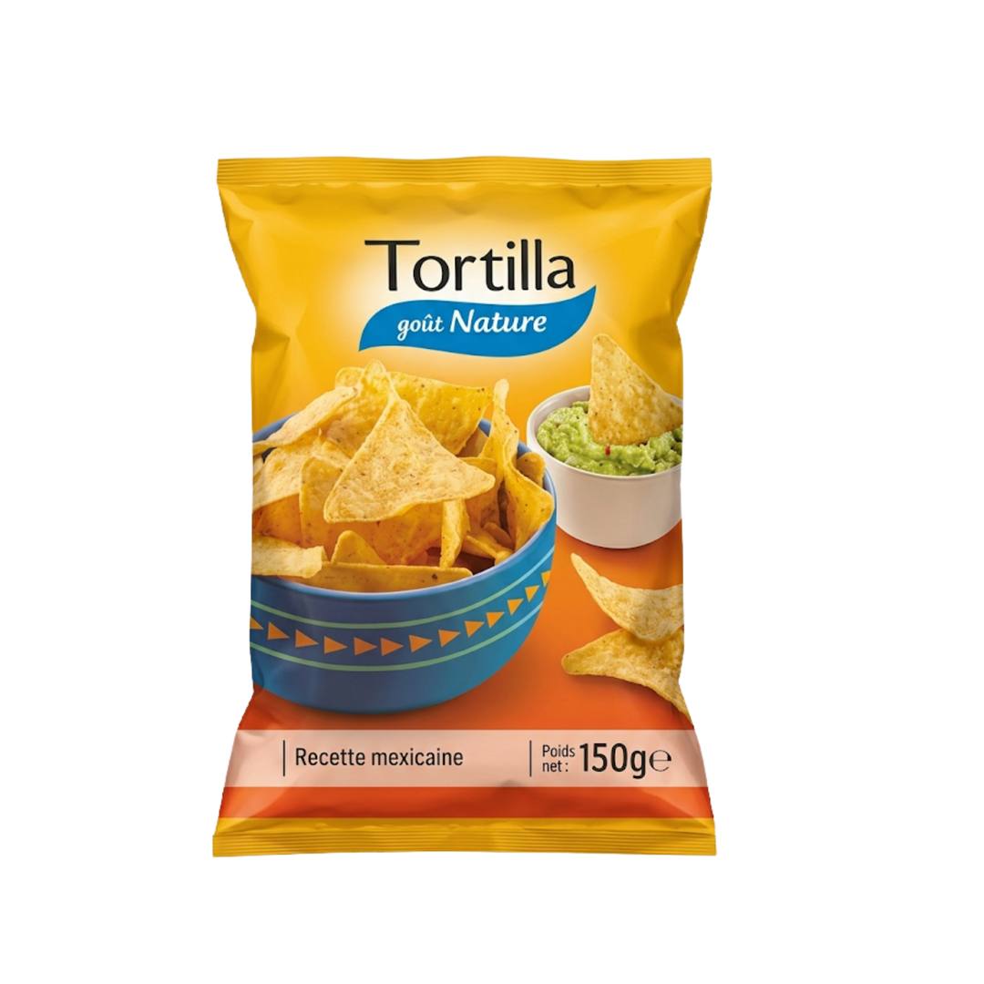 Tortilla - Chips Nature – Recette mexicaine croustillante - 150 g