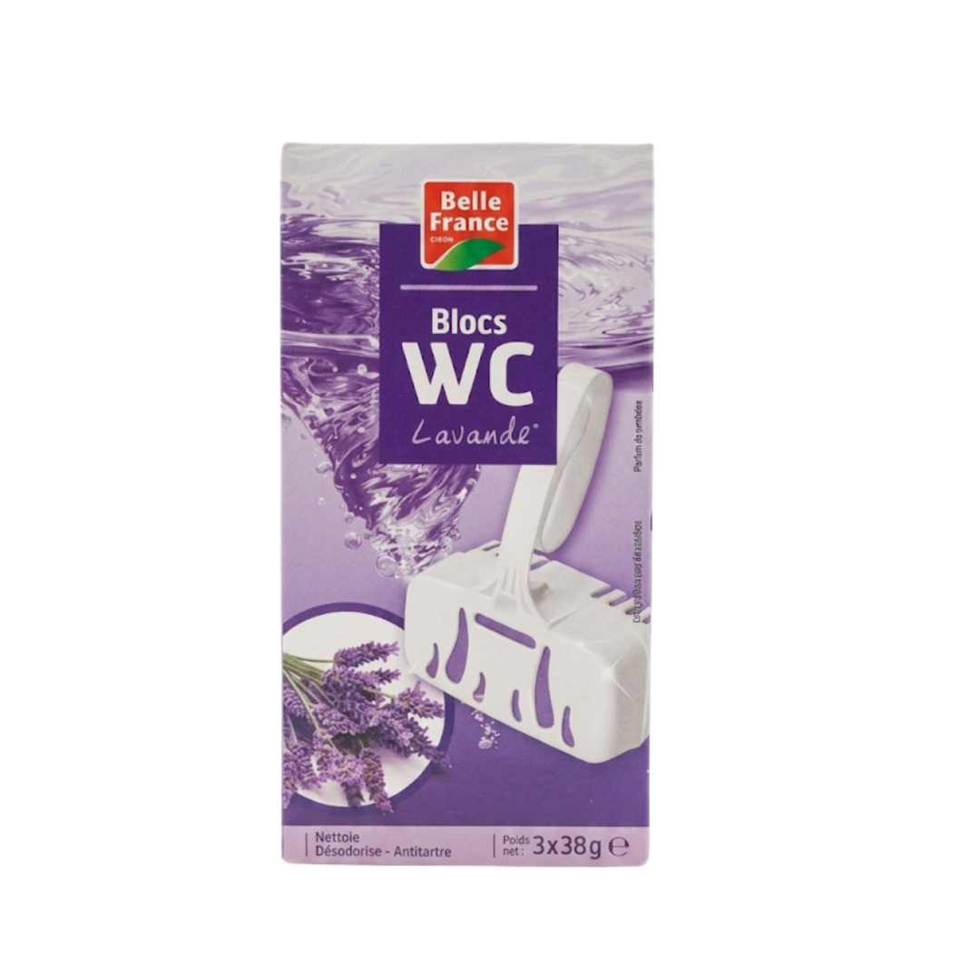 Belle France – Blocs WC Lavande - 3 x 38 g