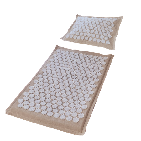 OSTROVIT-Tapis d'acupression beige - 2,24kg