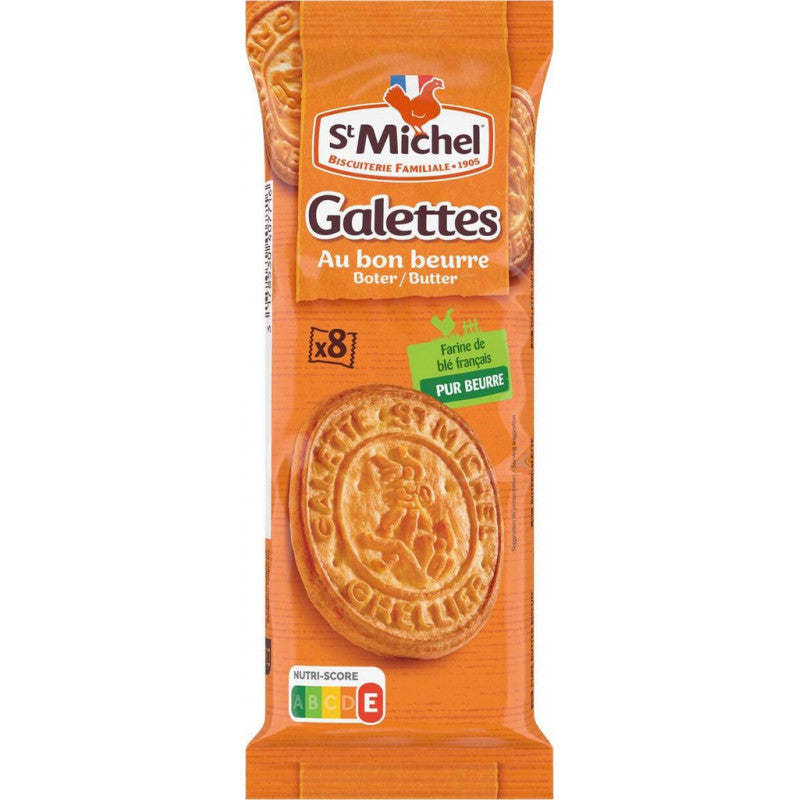 ST-MICHEL – Galettes au bon beurre sans huile de palme - 8 biscuits - 51 g