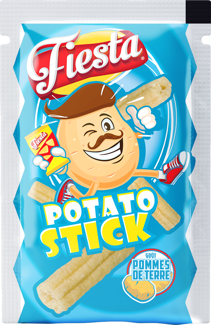 FIESTA-Chips potato stick 8g-lot de 2PCS