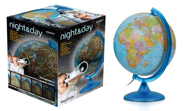 Globe terrestre lumineux - 2 en 1