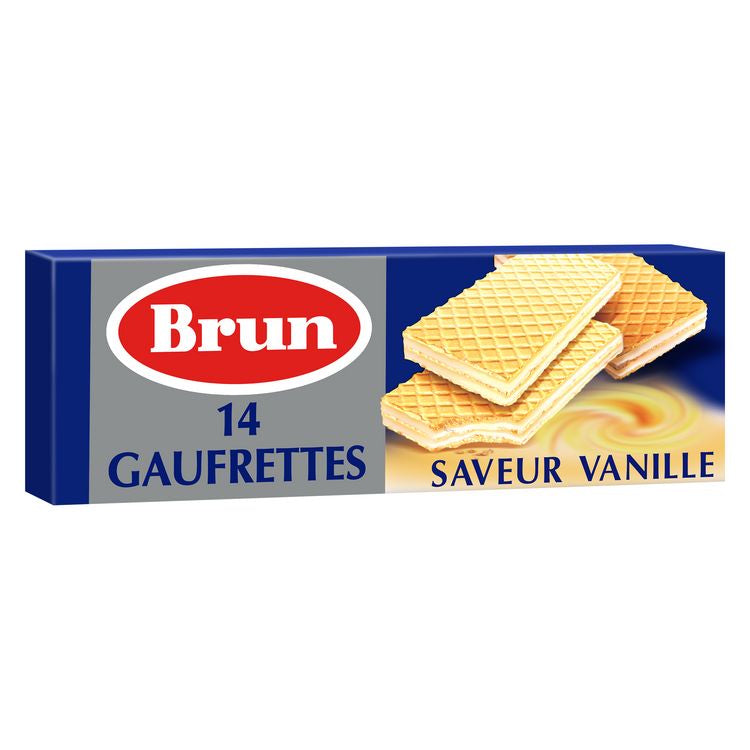 BRUN – 14 Gaufrettes saveur vanille - 146 g