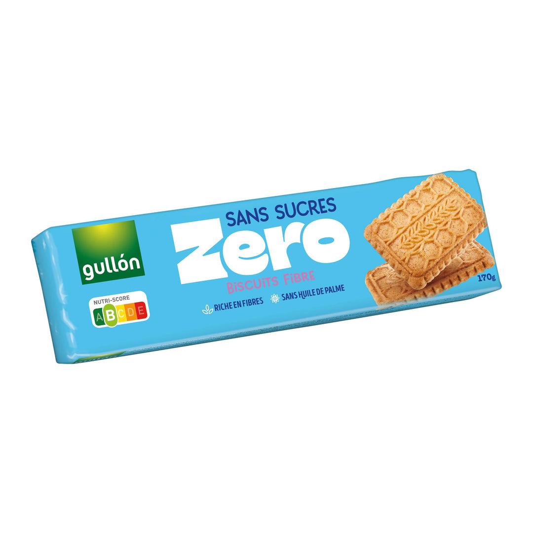 Gullón – Biscuits Riches en Fibres – Sans Sucre & Sans Huile de Palme – 170 g