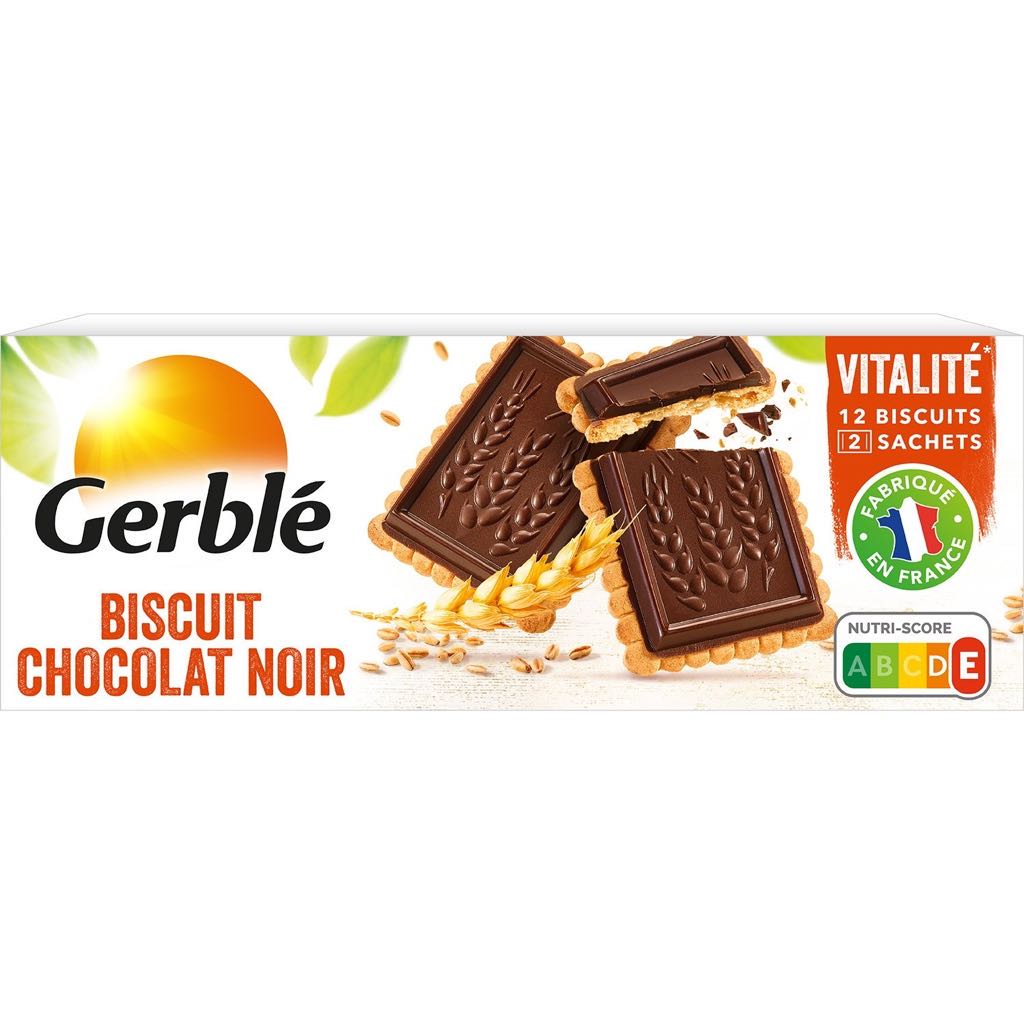 Gerble Biscuit Choco – 2 sachets de 6 biscuits