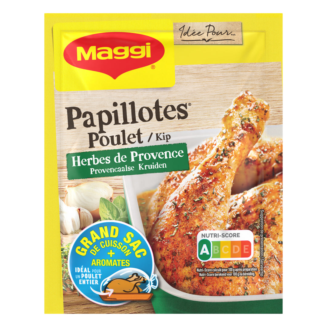 Maggi papillotes de poulet herbes de province,28g