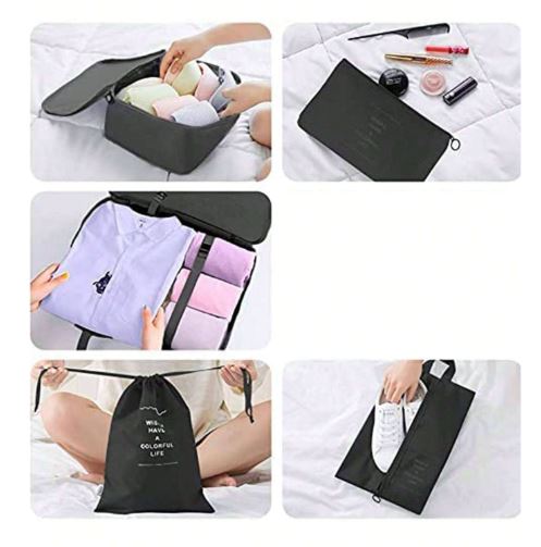 Sacs de Rangement Valise – Set de Voyage 7 Pièces