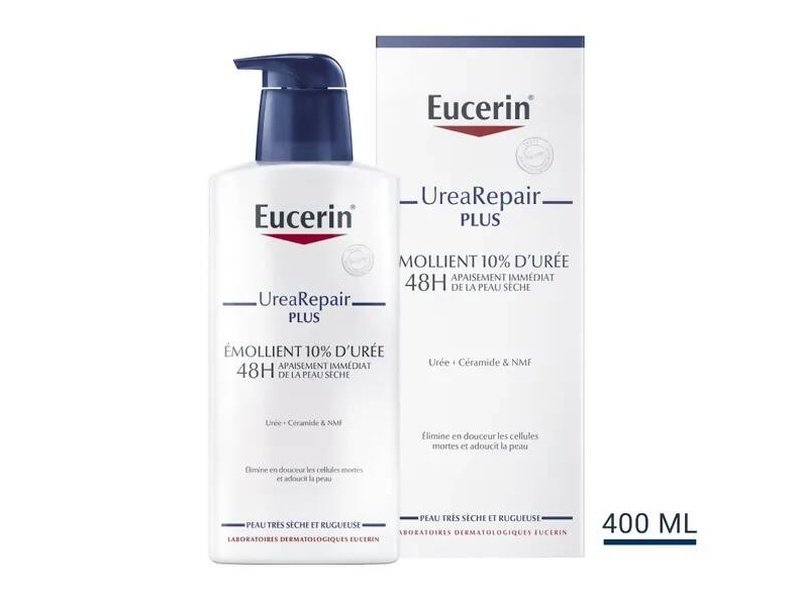 EUCERIN - Lotion UreaRepair+ Émollient 10% d'Urée pour Peaux Sèches - 400ml Dakar Dialy