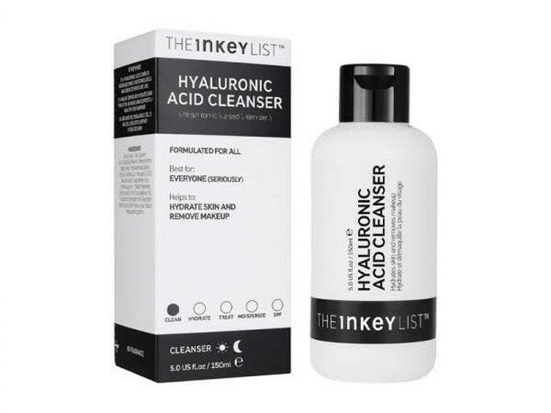 THE INKEY LIST Nettoyant à l'Acide Hyaluronique 150ml, hydratation et douceur pour tous types de peau. Disponible à Dakar en 1H sur Dialy.sn