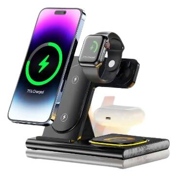 Chargeur sans fil à induction pour Samsung, Watch 5, Airpods, Charge rapide, Station S6